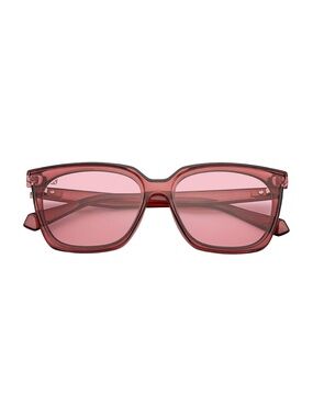 Vincent Chase S14075 Pink Transparent Full Rim Polarized Sunglasses Unisex